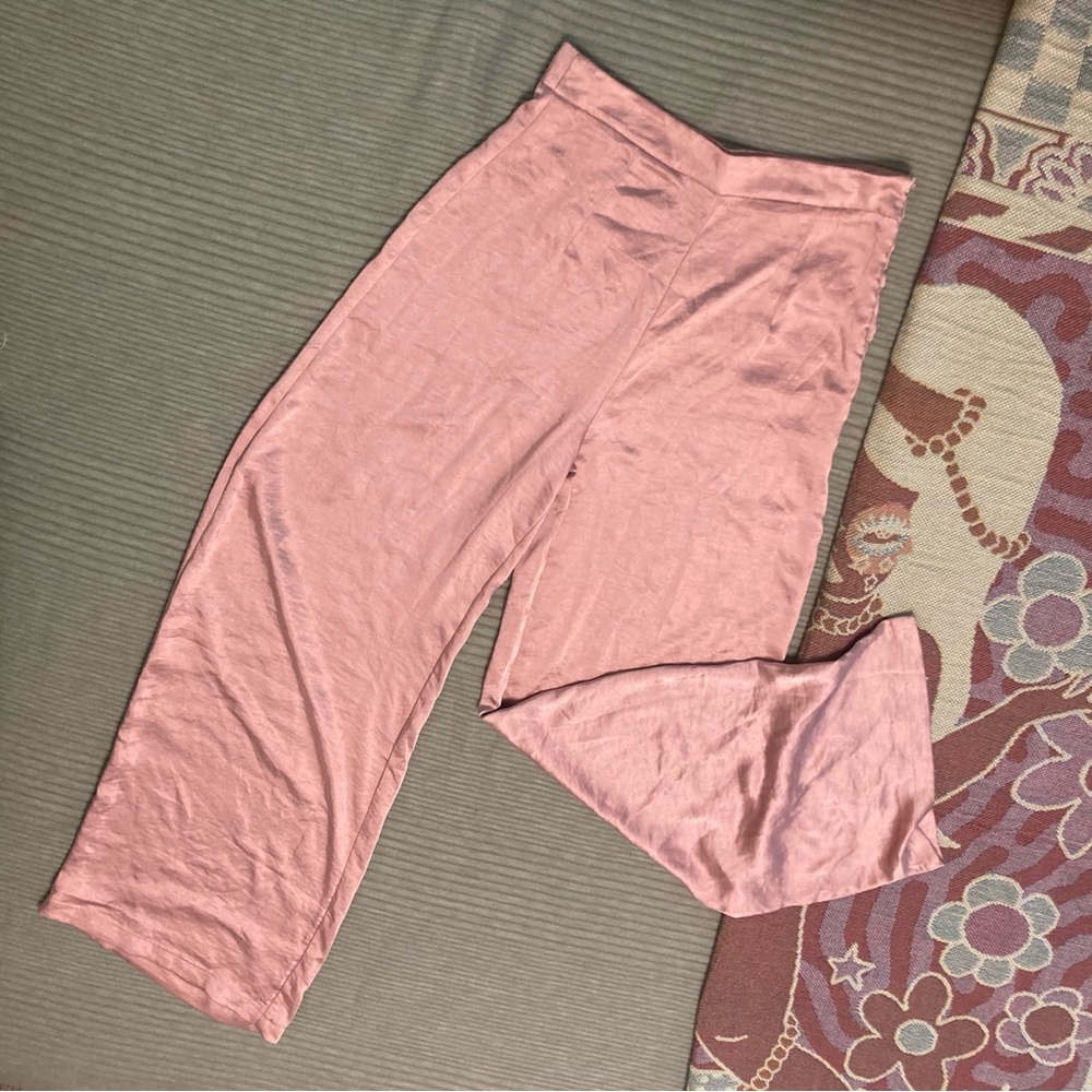 Nasty Gal Rose Satin Pants